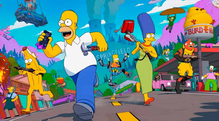 Игроки Fortnite ругают баги ивента Симпсонов