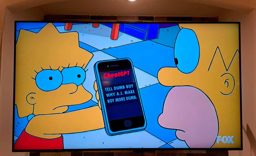 Чехлы из новой серии Симпсонов — уже в школах